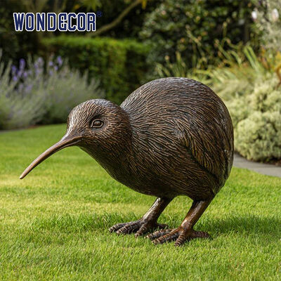 Outdoor Garden Decor Bronze Sculpture Kiwi Bird Statue