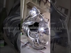 Скульптура из нержавеющей стали