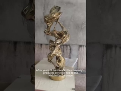 Большое абстрактное открытое металлическое искусство площади озера Тайху скалистая скульптура из нержавеющей стали