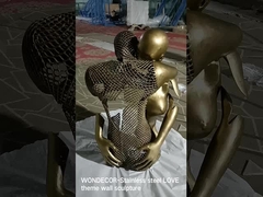 Скульптура из нержавеющей стали